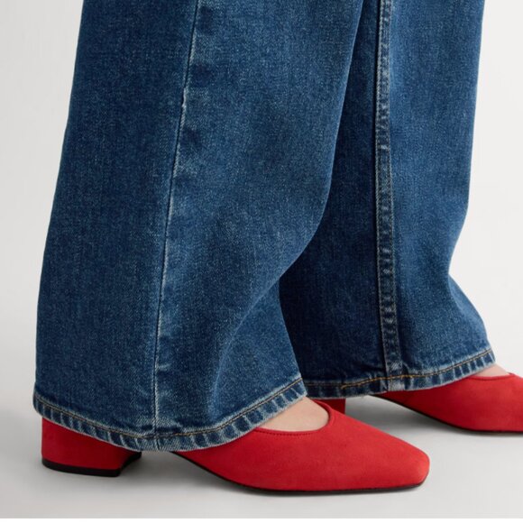 NEW Everlane Red Leather Ballet Pump - Picture 4 of 5